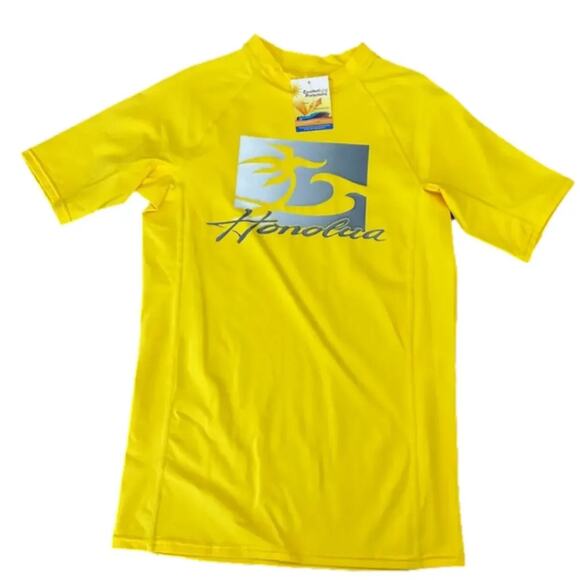 Honolua Surf Boy's Sun Shirt Rash guard  Hawaiian Island  UPF50+ Large 14 NWT - Picture 1 of 6